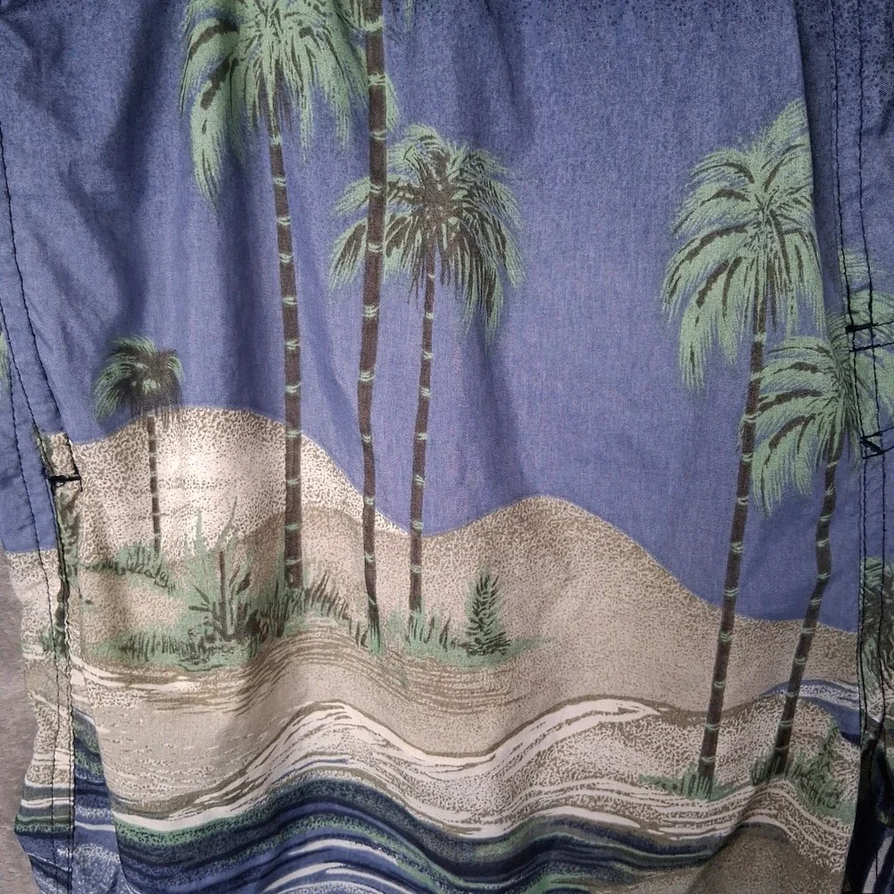 Catalina Island Wear Shorts Men Size Medium Palm Tree Beach Hawaiian Tropical